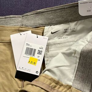 Nike Golf Pants Tan